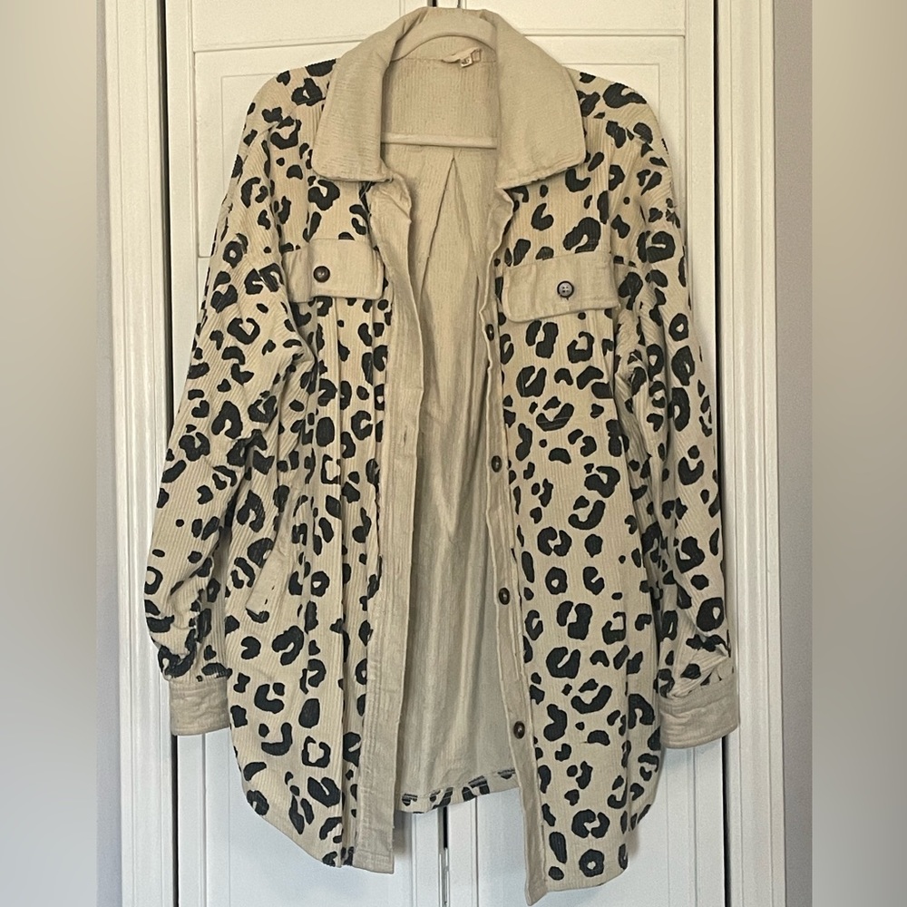 Animal Print Shacket